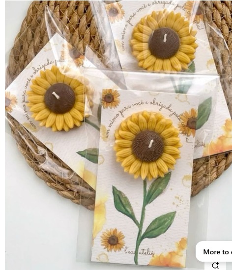 Sunflower Candle